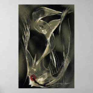 Poster Abstrato Angel Fish