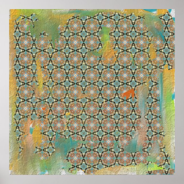 Pôster Abstrato Art (Frente)