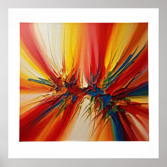 Poster Abstrato Art (Frente)