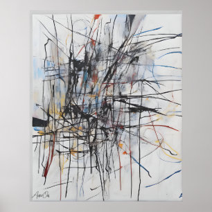 Pôster   Abstrato Art   Conteúdo AI