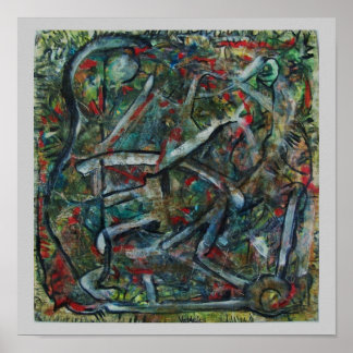 Poster Abstrato Art de ValAries Pachydermatous