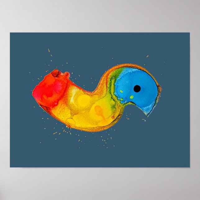 Poster Abstrato Art digital (Frente)