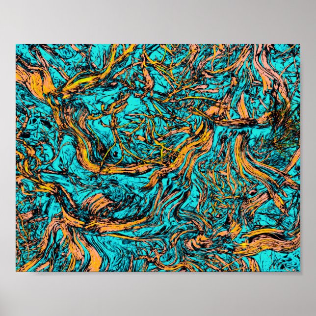 Poster Abstrato Art legal (Frente)
