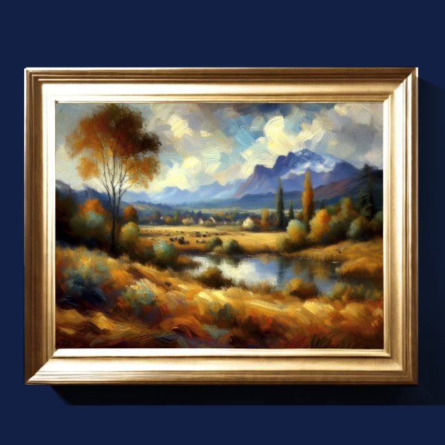 Poster Abstrato Artística Paisagem II (Criador carregado)