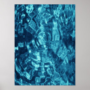 Poster Abstrato azul
