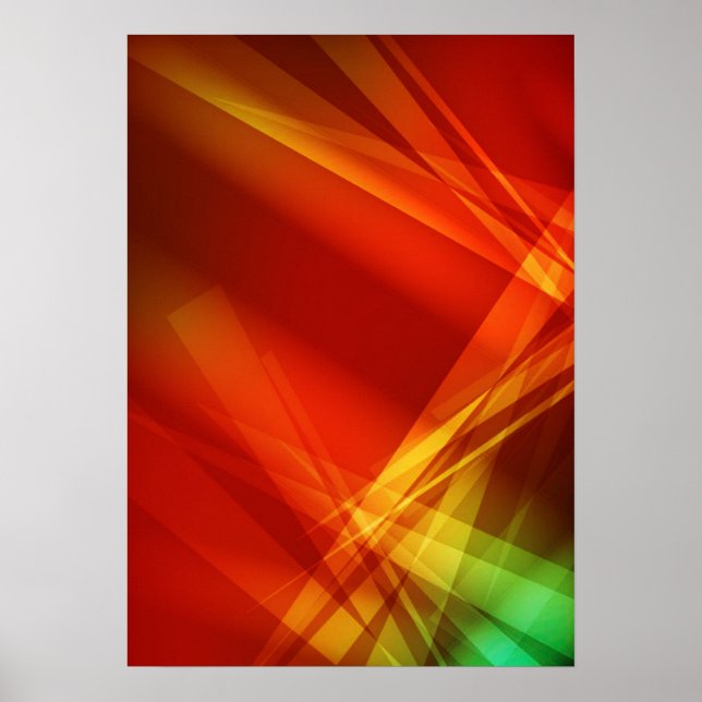 Poster Abstrato-Background RED YELLOEN GREEN DIGITAL RAND (Frente)