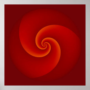 Poster Abstrato Background Spirals soft III