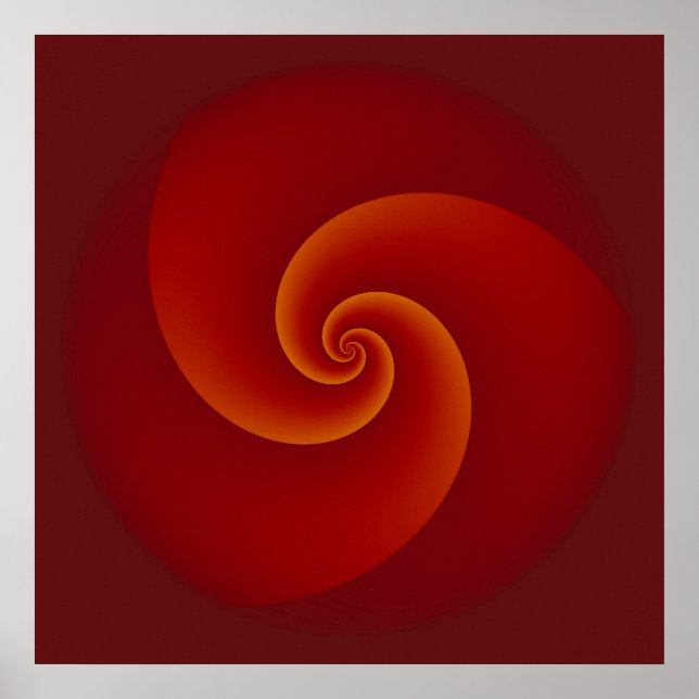 Poster Abstrato Background Spirals soft III (Frente)