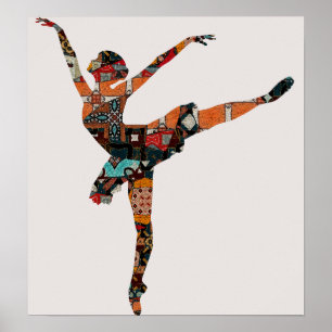 Poster Abstrato Ballerina