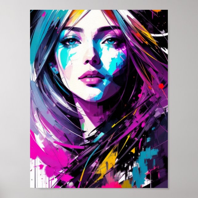 Poster Abstrato Belo. (Frente)