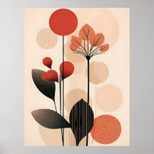 Abstrato Boho e Arte de Clipe Moderna Imprimíveis