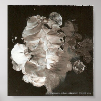 Poster Abstrato Branco