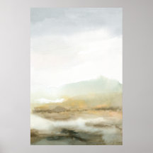Abstrato Brown Misture Landscape Vertical Wall Art