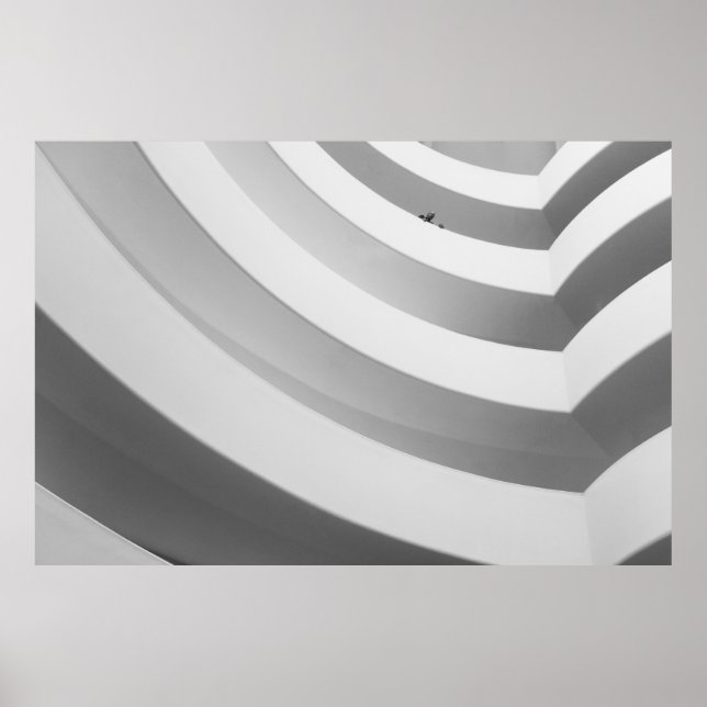 POSTER ABSTRATO BUILDINGS BALCONY (Frente)