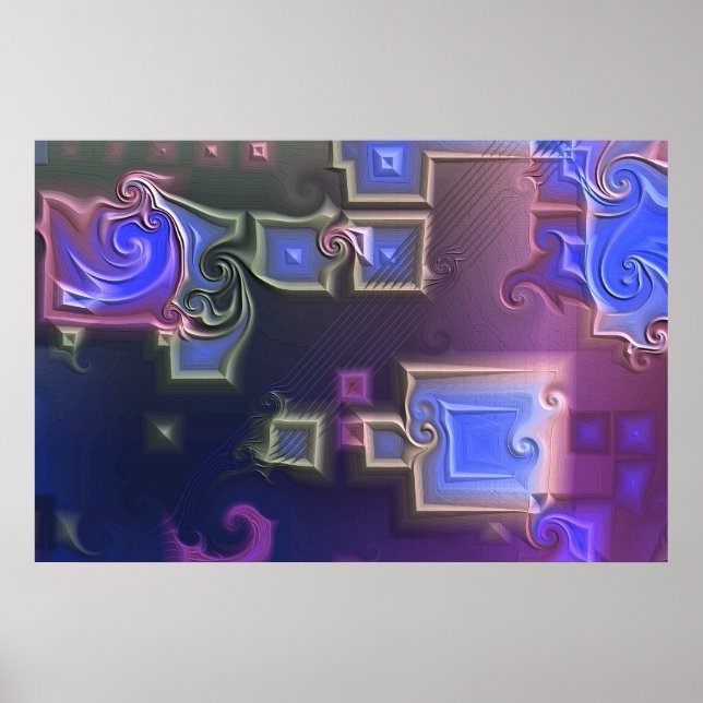 Pôster Abstrato c008 (Frente)