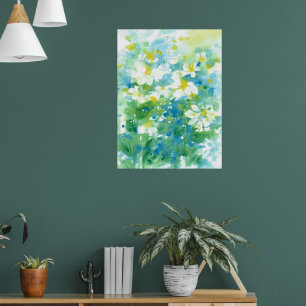 Poster abstrato 'Campo de Visitas'