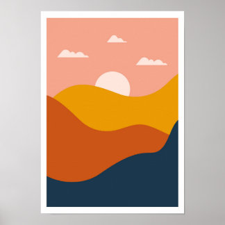Poster Abstrato Chic minimalista