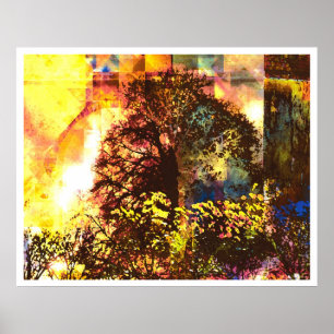 Pôster Abstrato claro 7: Vida abençoada