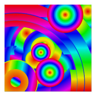 Pôster Abstrato Comet Poster