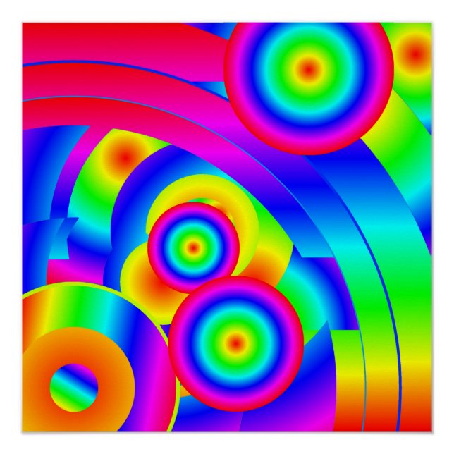 Pôster Abstrato Comet Poster (Frente)