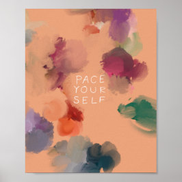 Poster abstrato Confetti Floral