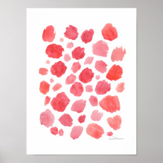 Poster Abstrato Coral