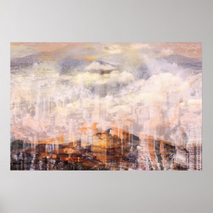 Poster Abstrato da cidade