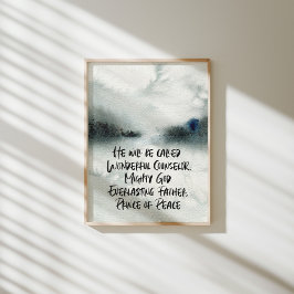 Poster Abstrato de aquarela que ele chamará