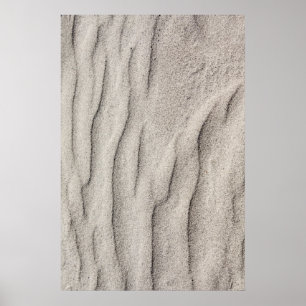 Pôster Abstrato de areia