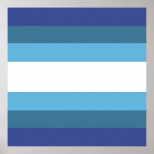 Poster abstrato de arte colorida