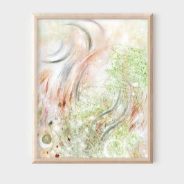 Poster Abstrato de arte Elegante minimalista