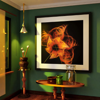 Poster Abstrato de arte leve