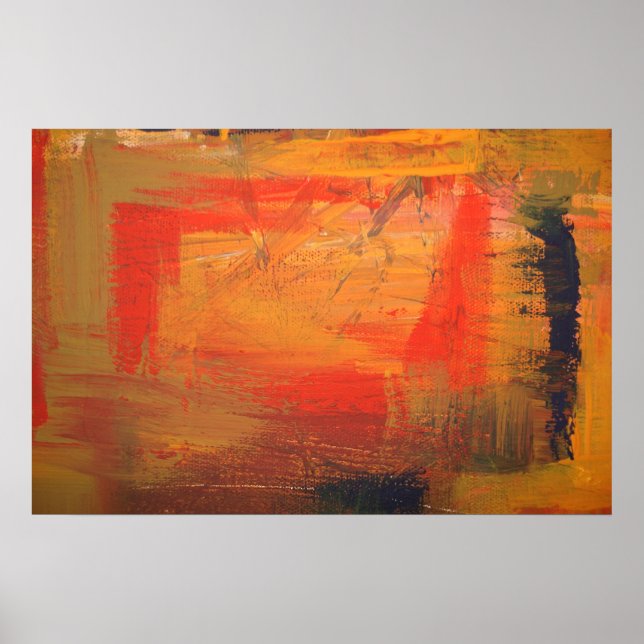 Pôster Abstrato de arte minimalista (Frente)