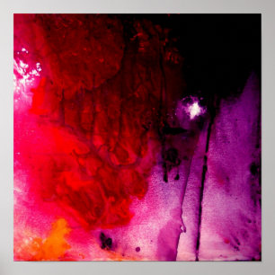 Pôster Abstrato de Arte Moderna