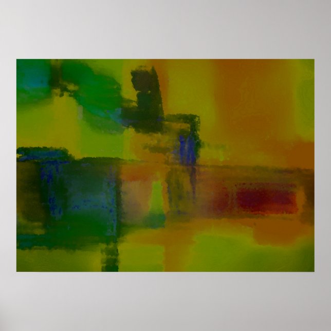 Pôster Abstrato de Arte Moderna e Atrativa (Frente)