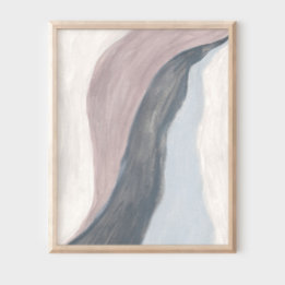 Poster Abstrato de arte neutra e minimalista