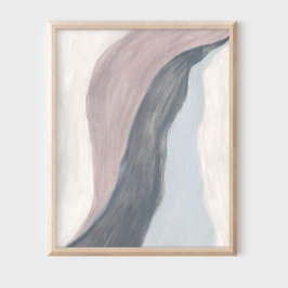 Poster Abstrato de arte neutra e minimalista