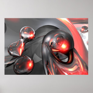 Poster abstrato de aumentação de Mercury