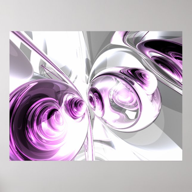 Pôster Abstrato de Circumvolução (Frente)