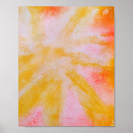 Poster Abstrato de colorido com edição mínima para adicio