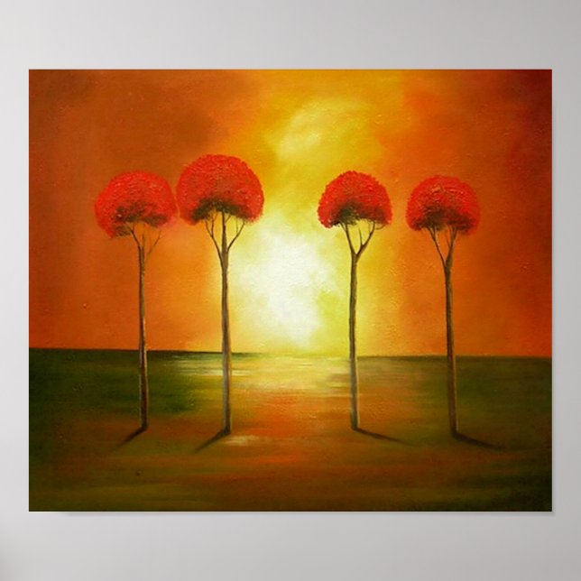 Poster Abstrato de dessolação (Frente)