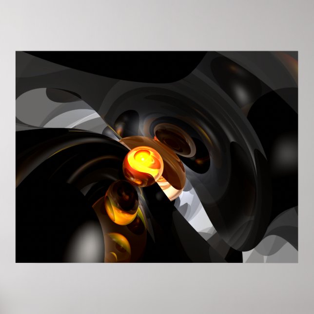 Pôster Abstrato de exclusividade (Frente)