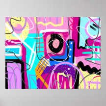 Abstrato de Expressivo Máximo Colorido