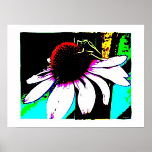 Poster Abstrato de gafanhoto