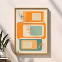 Abstrato de Geometria do Meio século de Retro Lara