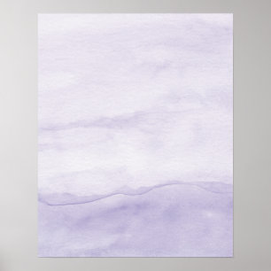 Poster Abstrato de Lavanda de madeira de madeira de madei