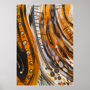 Poster Abstrato de luxo, modelo de luxo, abstrato de arte