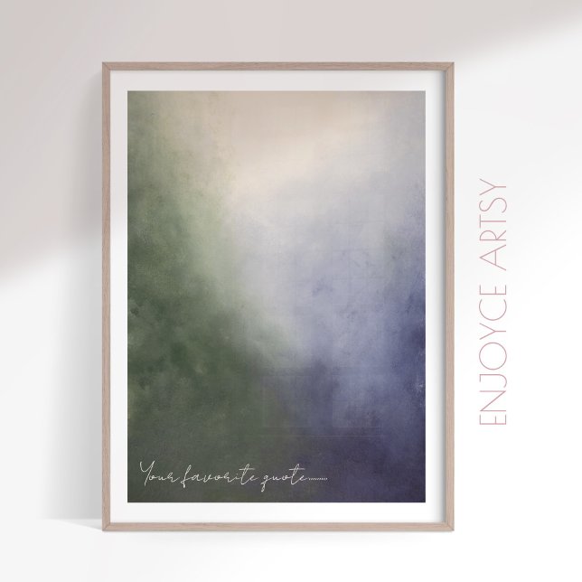 Poster Abstrato de pintura de moody wall art (Criador carregado)