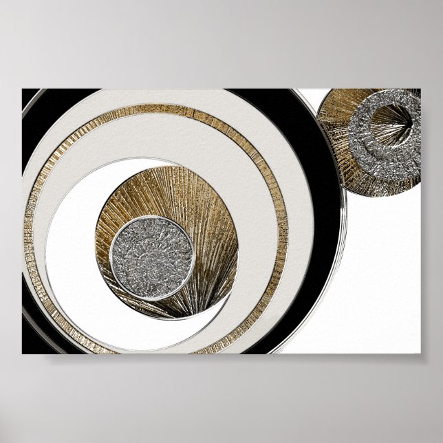 Poster Abstrato de Textura 3 - Inexplicável (Frente)