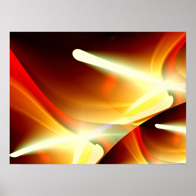 Poster Abstrato digital - Computer Art Modern (Frente)